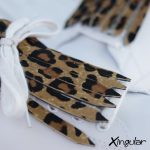 flecos zapatillas leopardo detalle
