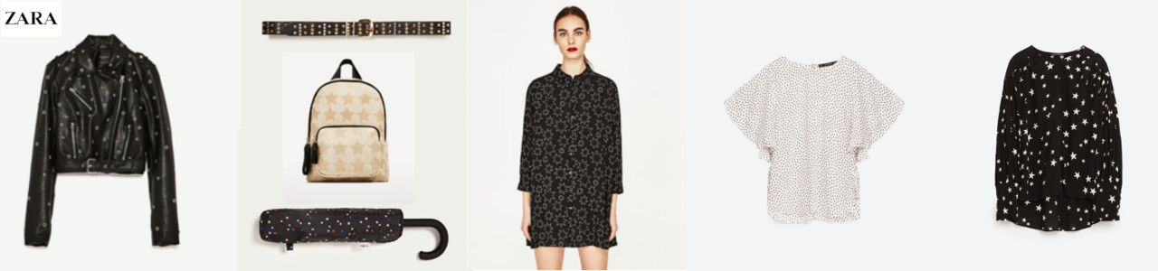 estampado estrellas de zara