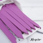 flecos zapatillas Purpura Vibrante detalle