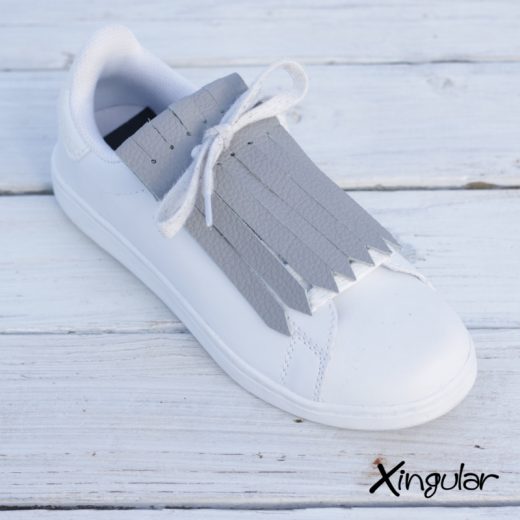 Flecos Zapatillas Gris Perla