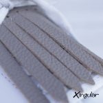 flecos zapatillas taupe detalle