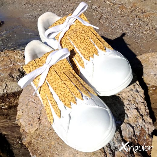 flecos zapatillas murano mostaza par