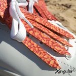 flecos zapatillas murano rojo detalle