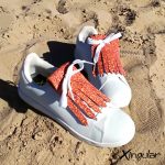 flecos zapatillas murano rojo par