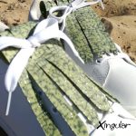flecos zapatillas murano verde detalle