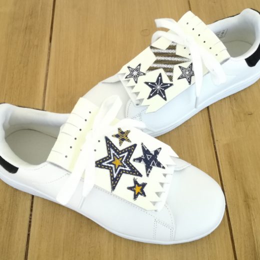 flecos zapatillas jeans par