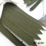 flecos zapatillas verde bosque detalle