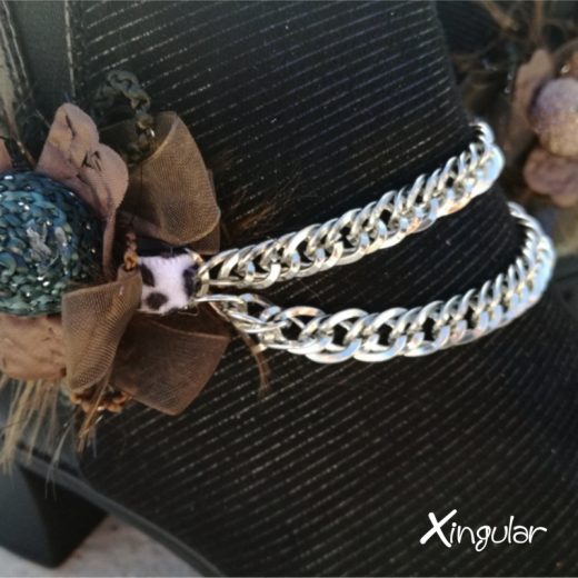 pulsera bota flor detalle