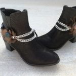 pulsera bota flor par 2