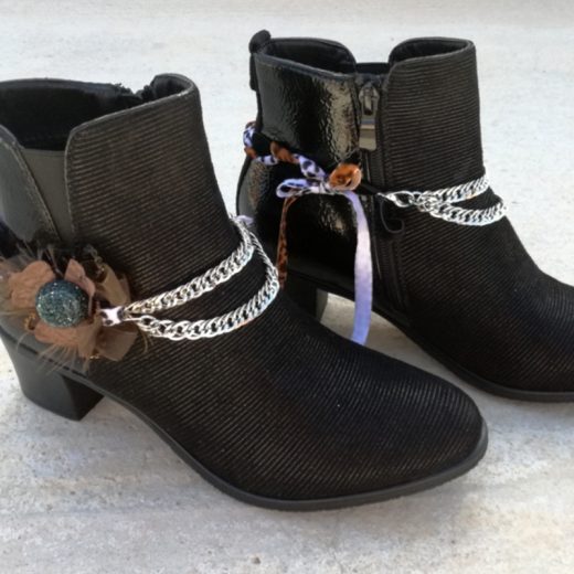 pulsera bota flor par