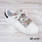 flecos zapatillas serpiente floral