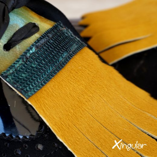 lengüetas zapatos camuflaje detalle