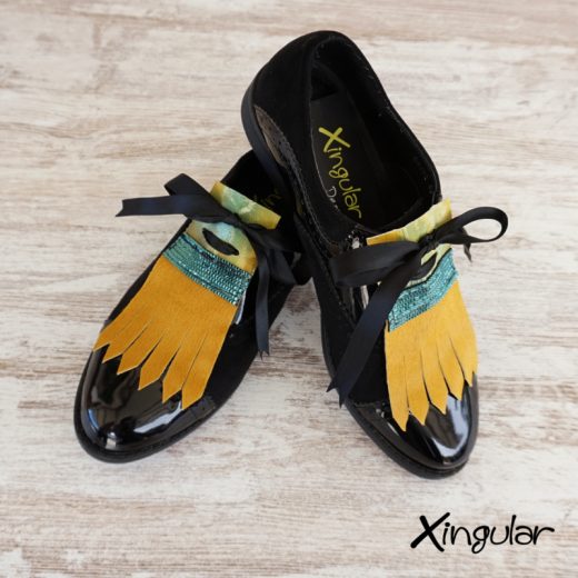 lengüetas zapatos camuflaje par