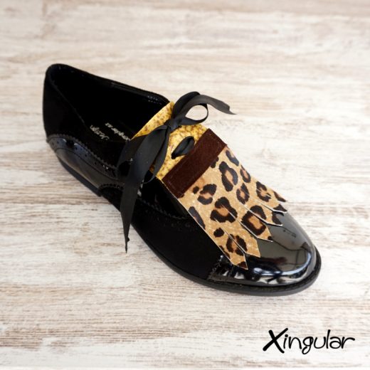 lengüetas zapatos leopardo
