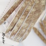 flecos zapatillas camuflaje dorado detalle