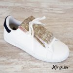 flecos zapatillas camuflaje dorado