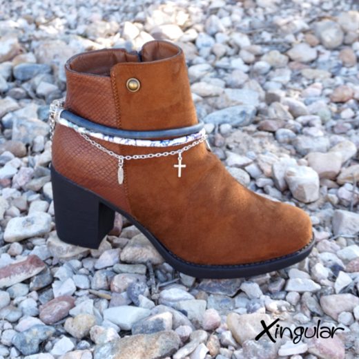pulsera botas arty azuladas