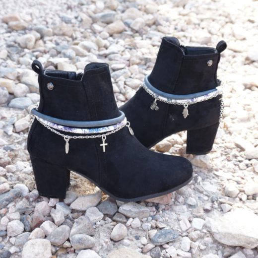 pulsera botas arty azuladas par BN