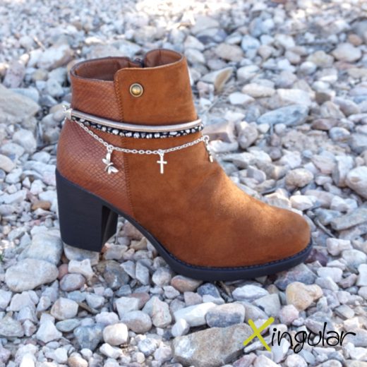 pulsera botas gaudi bronce BM