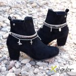 pulsera botas gaudi bronce par BN